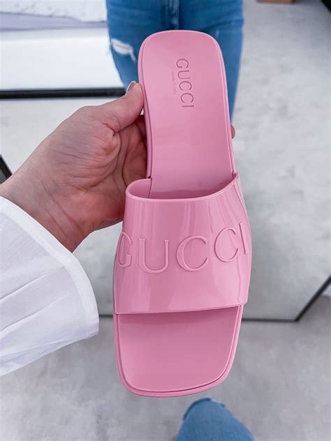 yg gucci jelly sandals|latest style for Gucci sandals.